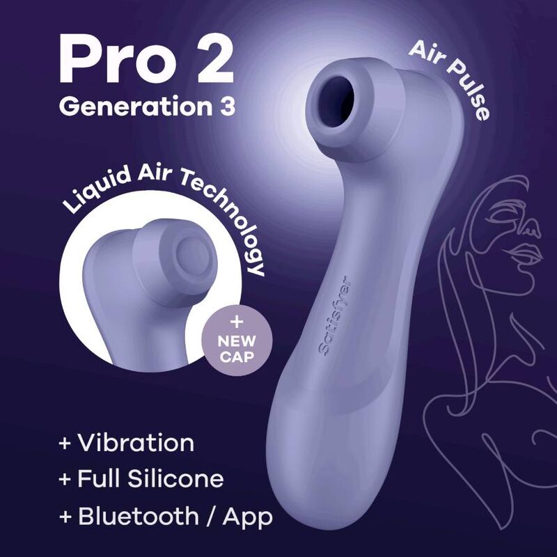 SATISFYER PRO 2 GENERACIÓN 3 - LILAC BLUETOOTH & APP