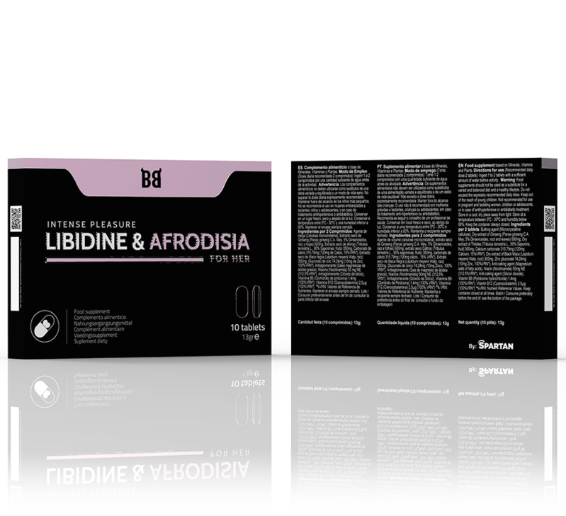 LIBIDINE & AFRODISIA PLAISIR INTENSE POUR ELLE 10 COMPRIMES