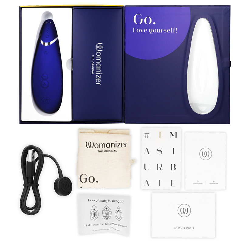 WOMANIZER - STIMULATEUR CLITORAL PREMIUM 2 BLUEBERRY