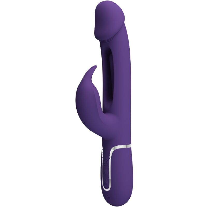 VIBRATEUR MULTIFONCTION 3 EN 1 KAMPAS RABBIT AVEC LANGUE VIOLET