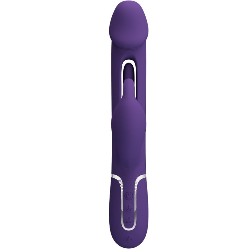 VIBRATEUR MULTIFONCTION 3 EN 1 KAMPAS RABBIT AVEC LANGUE VIOLET